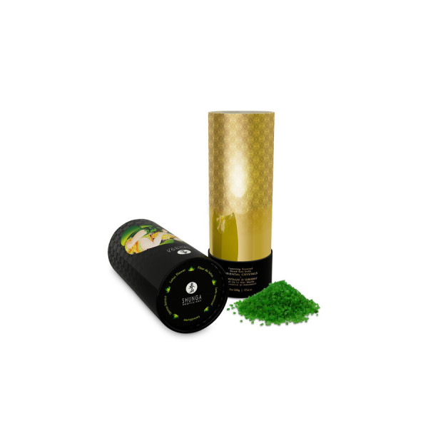 Sel de la mer morte aromatisé et moussant Fleur de Lotus 500 gr Shunga 